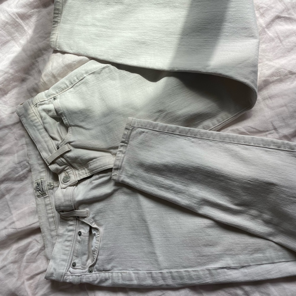 Offwhite J Crew toothpick jeans